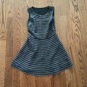 Parker Olive Green Sleeveless Dress with Pleats